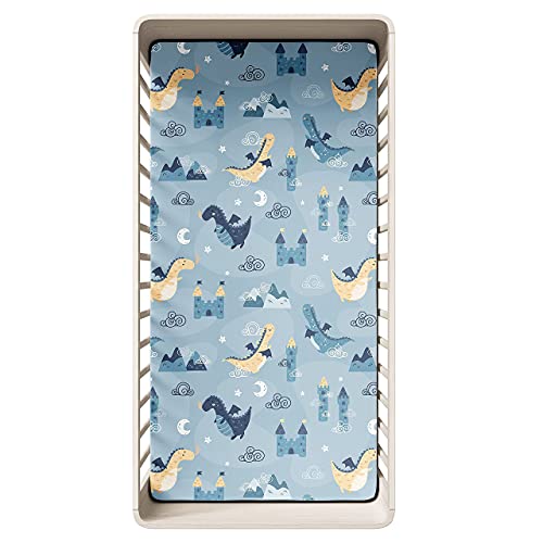 Natemia Organic Cotton Percale Fitted Crib Sheets 28 X 52 for