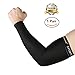 Shinymod Arm Sleeves UV Protection Sleeves for Men Women Youth Arm Warmers Compression Sports Long Sleeves Cycling Hiking Golf Basketball Driving Fishing Tattoo Covers Elbow Sleeves 1 Pairs