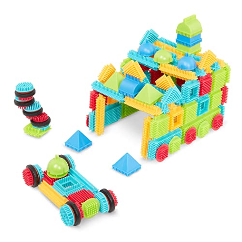 Bristle Blocks by Battat Building Blocks for Kids, 112 Pieces, 2 Years
