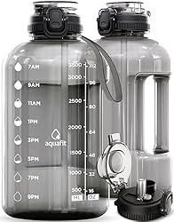 AQUAFIT 1 Gallon Water Bottle with 2-in-1 Straw