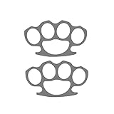 Brass Knuckles (STICKERS) Street Fight (2 PACK) Vinyl Decal (STICKERS) - size: 5