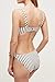 CUPSHE Women's Stripe Printing Halter One-Piece Padding Swimsuit (L) Multicolor