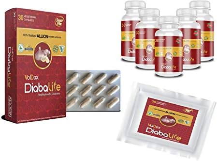 Diabalife - 30 Capsules for Herbal Sugar Control Solution Pre,Post and General Wellness - Healthier Lifestyle