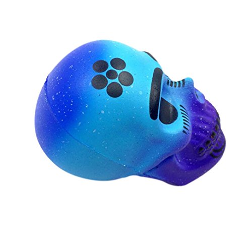 image for iLH ZYooh Jumbo Skull Squeeze Toys Squishy Cream Scented Slow Rising D