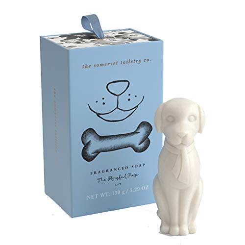 SOMERSET TOILETRY CO. THE PLAYFUL PUP FRAGRANCED SOAP GINGER & LIME TRIPLE MILLED FOR THE FINEST QUALITY 150g / 5.29 oz