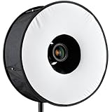 RoundFlash Universal Collapsible Magnetic Ring Flash Diffuser 45cm for Macro &amp; Portrait Shooting …