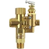 Air Compressor Pilot check valve unloader combination gas discharge 95-125 1/2" FPT TOP INLET X 1/2" MNPT OUTLET FOR GAS COMPRESSORS