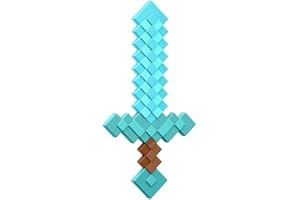 Mattel Minecraft Diamond Sword Battle Toy, Kid-Sized Accessory for Role-Play & Costumes, Inspired by The Video Game