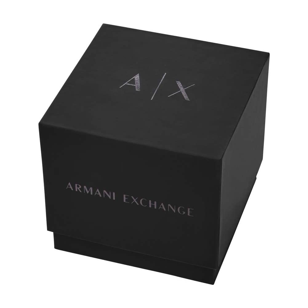 Armani Exchange Watch For Women, Quartz Movement and 36mm Case Size with Stainless steel, Leather or Silicone strap