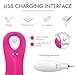 Clitoral Vibrator, G Spot Clit Dildo Vibrators, Waterproof Rechargeable Clitoris Stimulator with 9 Vibration Patterns Sex Toys for Women