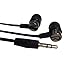 Generic Noodle Headband Grand Bass Black In-ear Hearphone Earbuds With Mic