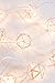 Ling's moment Rose Gold Geometric Metal LED String Lights AA Battery Powered 5.2FT 10-Lights for Wedding Minimalist Boho Decor Rose Gold Room Decor Birthday Party Bridal/Baby Shower Decor (Soft White)