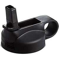 Hydro Flask Wide Mouth Straw Lid Black/2 Straws included