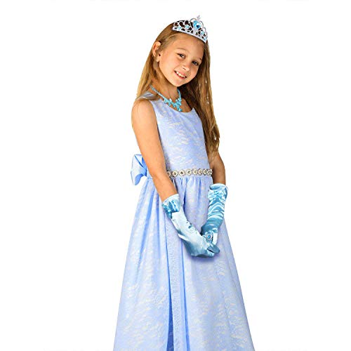 dmazing Elsa Toys for 3-8 Year Old Girls, Frozen Dress Up for girls 4-6 Elsa Frozen Party Supplies Birthday Gifts for 3-8 Year Old Girls Christmas Xmas Stocking Stuffers Stocking Fillers Blue