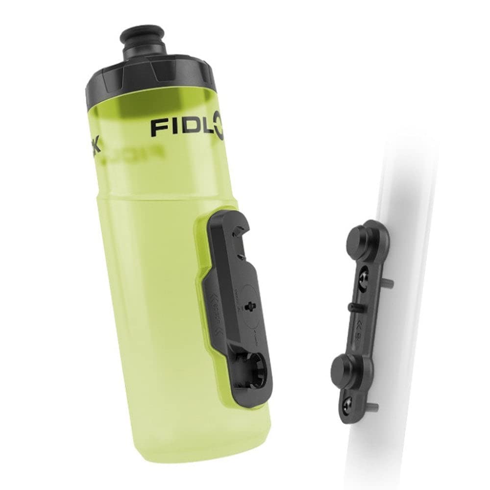 Fidlock Twist Bottle Set 600ml Bottle Holder and Bottle, yellow