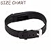 Moretek Replacement Wrist Straps Sport Band Compatible with Fitbit Flex (Black)