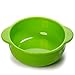 iGuerburn Baby Silicone Snack Food Feeding Bowls / Toddler Dishes (Set of 2, Green / Blue)