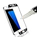 Galaxy S7 [Full Coverage] Glass Screen Protector, SPO4u [0.2mm,2.5D][Bubble-Free][9H Hardness][HD Clear]Tempered Glass Screen Protector for Samsung Galaxy S7 [NOT FOR S7 EDGE] (Black)