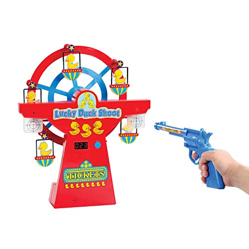 Lucky Duck Electronic Digital Light Up Musical Ferris Wheel Shooting Gallery Game