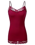 Mabssi Sexy Women Lace Vest T Shirt Tees Blouse Tank Tops