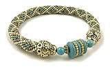 Beads East Snake Eyes Bead Crochet Bracelet Kit