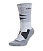 Nike Lebron Hyper Elite Basketball Athletic Crew Socks White/University Red Small