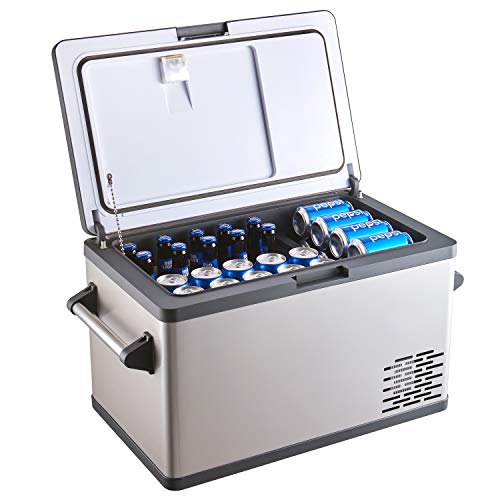 Aspenora Portable Fridge Freezer 12V Car Refrigerator Car Fridge with