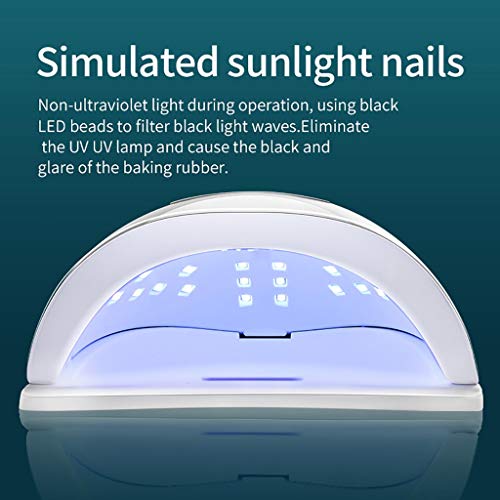 ☀ Dergo ☀ Adapter line, LED UV Nail Gel Curing Lamp 120W Light Nail Gel Polish Dryer Nail Art Machine