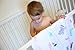 Ultra Soft Muslin Swaddle Blankets Butterflies by Margaux & May - 47 x 47 inch - Perfect Baby Shower Gift