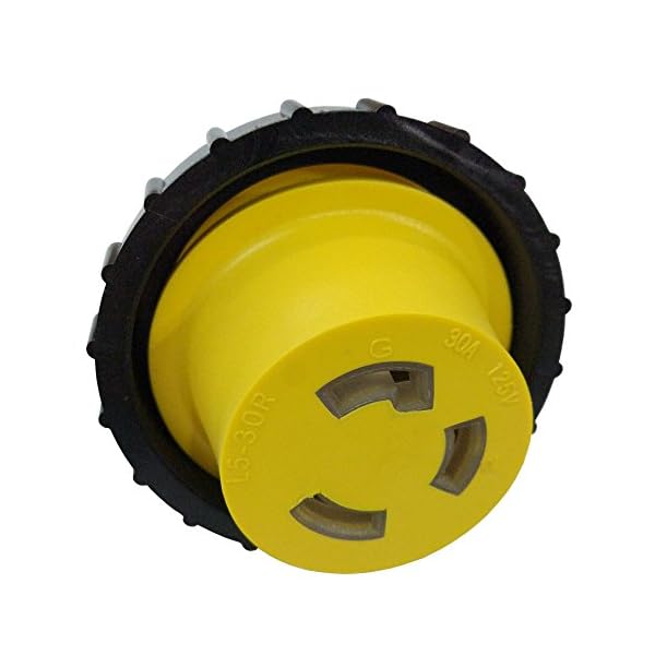 Parkworld-885316-Adapter-Generator-30A-L14-30P-male-to-RV-Shore-Power-30A-L5-30R-female-with-locking-ring Parkworld-885316-Adapter-Generator-30A-L14-30P-male-to-RV-Shore-Power-30A-L5-30R-female-with-locking-ring