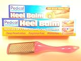 Pedicure Foot File Callus Remover Rasp, Bonus Foot Cream Balm Helps Penetrate and Moisturize Dry Cracked Heels by MPet Brands