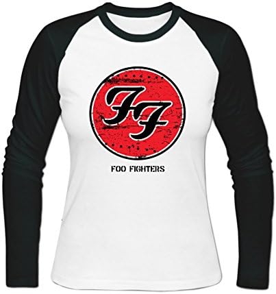Lea Kirby Foo Fighters Baseball Tee for Women L White