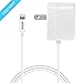 iPhone Charger, Skiva PowerFlow 2.4-Amps 12W AC Wall Foldable Plug Charger for iPhone X / 8 / 8 plus / 7 7+ SE, iPad Pro Air mini [Integrated Apple MFi Certified 8-pin Lightning Cable] [Model:AC107]