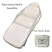 PDTXCLS 10 Ct. White Non-Woven Disposable Elastic Fitted Bed Sheets Cover Massage Table Facial Chair for Spa, Beauty Salon, Medical Clinics, Size: 87