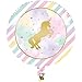 Unicorn Sparkle Birthday Party Value pack Party Supplies (1 Unicorn Table Cover, 8 Unicorn Dessert Plates, 16 Unicorn Beverage Napkins and a bonus Unicorn balloon foil)