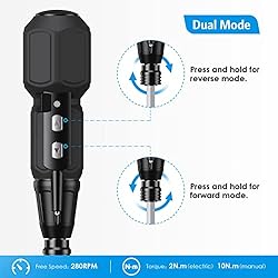 AMIR Electric Screwdriver Cordless, Rechargeable