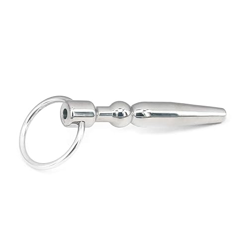 male masturbating devices Bent Cum Thru Penis Plug for Curved Urethral Play main image 1