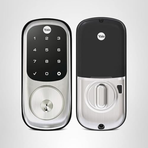 Yale Assure Lock Deadbolt, Satin Nickel Digital Touchscreen Keypad with Z-Wave and Backup Key for Front or Back Entry Door, YRD226-ZW2-619 - View 7