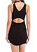 Vin beauty Women's Halter Backless Bandage Dress/Sexy Mini Dresses (Black, S)