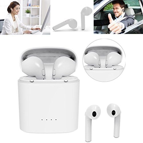 Bluetooth Headphones,Wireless Headphones Bluetooth Mini In-Ear Headsets Sports Earphone with 2 True Wireless Earbuds for Apple iphone X/8 /7/ 6/ 6s plus Android, Samsung ...