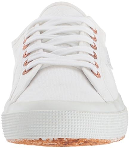 Superga Women's Cotu Classic Sneaker, White/Rose, 40 EU/9 M US