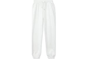 DOTDOG Kids Unisex Soft Brushed Fleece Pull-on Jogger Sweatpants Basic Casual Pants for Boys or Girls (3-12 Years)