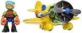 Teenage Mutant Ninja Turtles Pre-Cool Half Shell Heroes Stunt Jet with Michelangelo Vehicle and Figure