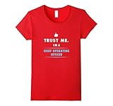 Women's Trust me, I'm a Chief Operating Officer Professions T-shirt Large Red