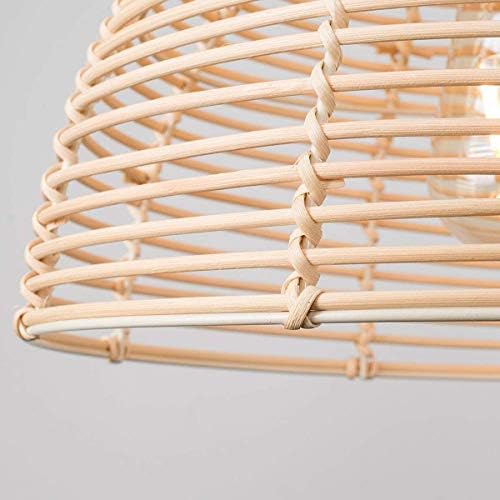 Comprar online | Candelabro Ratán Luz, Moderno Ronda Cesta de Mimbre