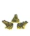Animated Poly Resin Frog Shaped Pot Feet/planter Risers Set of 3
