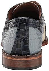 Stacy Adams Men's Turano Bike Toe Oxford, Dark Blue