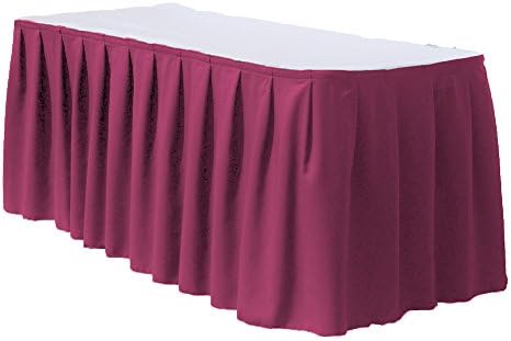 Table Skirts (Hot Pink, 17') By Florida Tablecloth Factory
