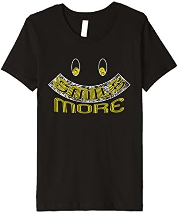 Kids Smile More T Shirt-Remind all to Smile More with this shirt! 12 Black