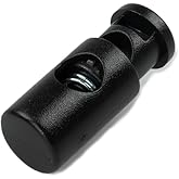 Paracord Planet Heavy Duty Barrel Cord Locks - Clamp Toggle Stop Slider - for Paracord, Bungee Cord, Accessory Cordage, Drawstrings